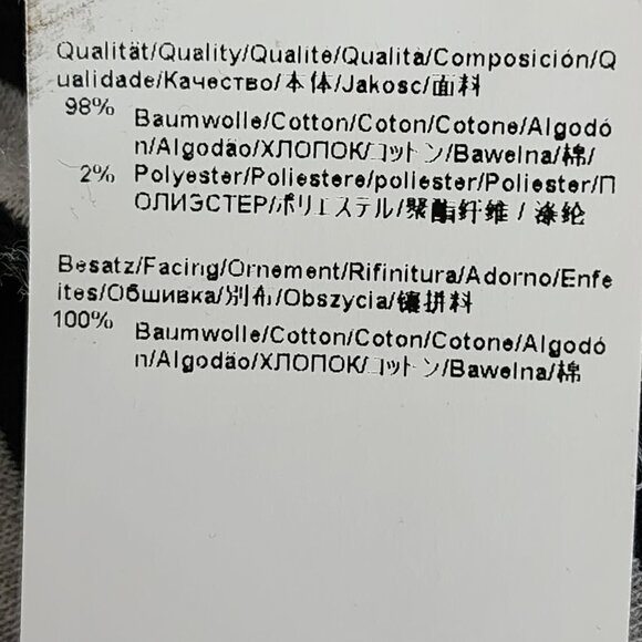 Hugo Boss Gray Stripe Cotton Stretch Slim Fit Skubic Sweatshirt - Picture 7 of 8